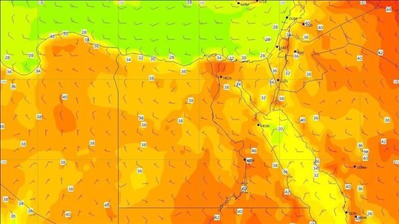 تعرف على تفاصيل طقس مصر ودرجات الحرارة حتى الأربعاء المقبل